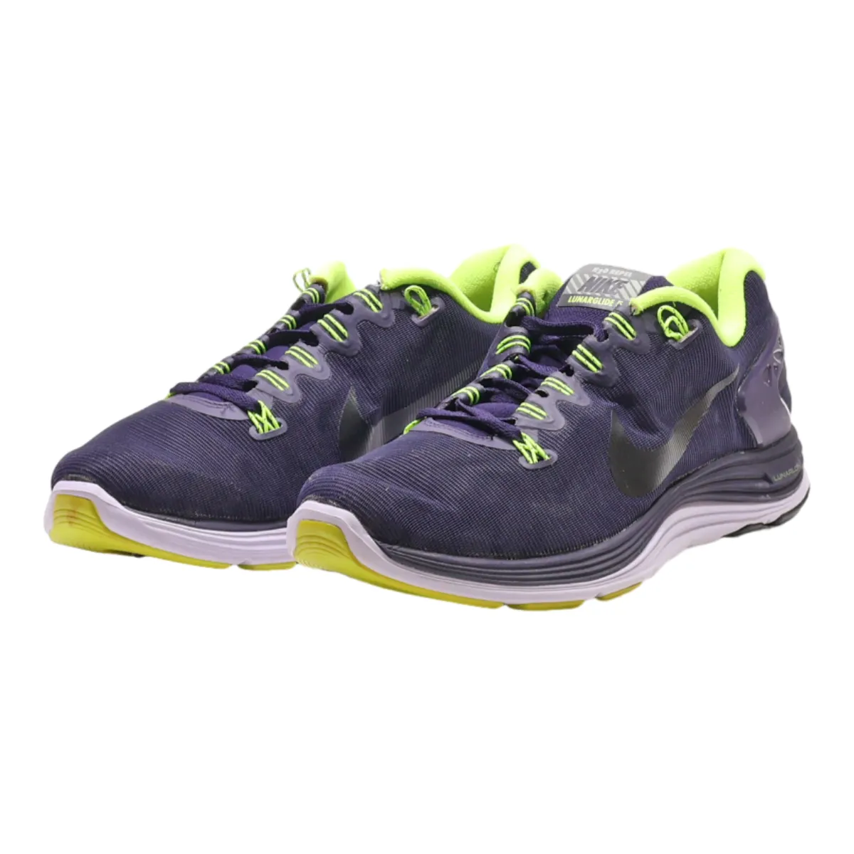 NIKE LUNARGLIDE 5 Sneaker Trainers Blue Synthetic Mens UK 6.5