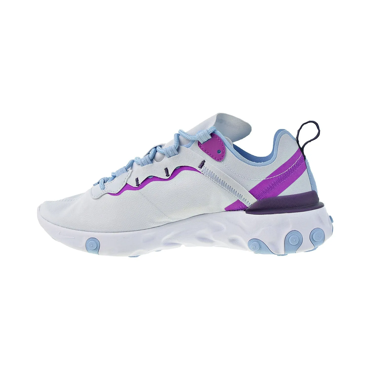 Nike React Element 55 Women's Shoes Football Grey-Psychic Blue