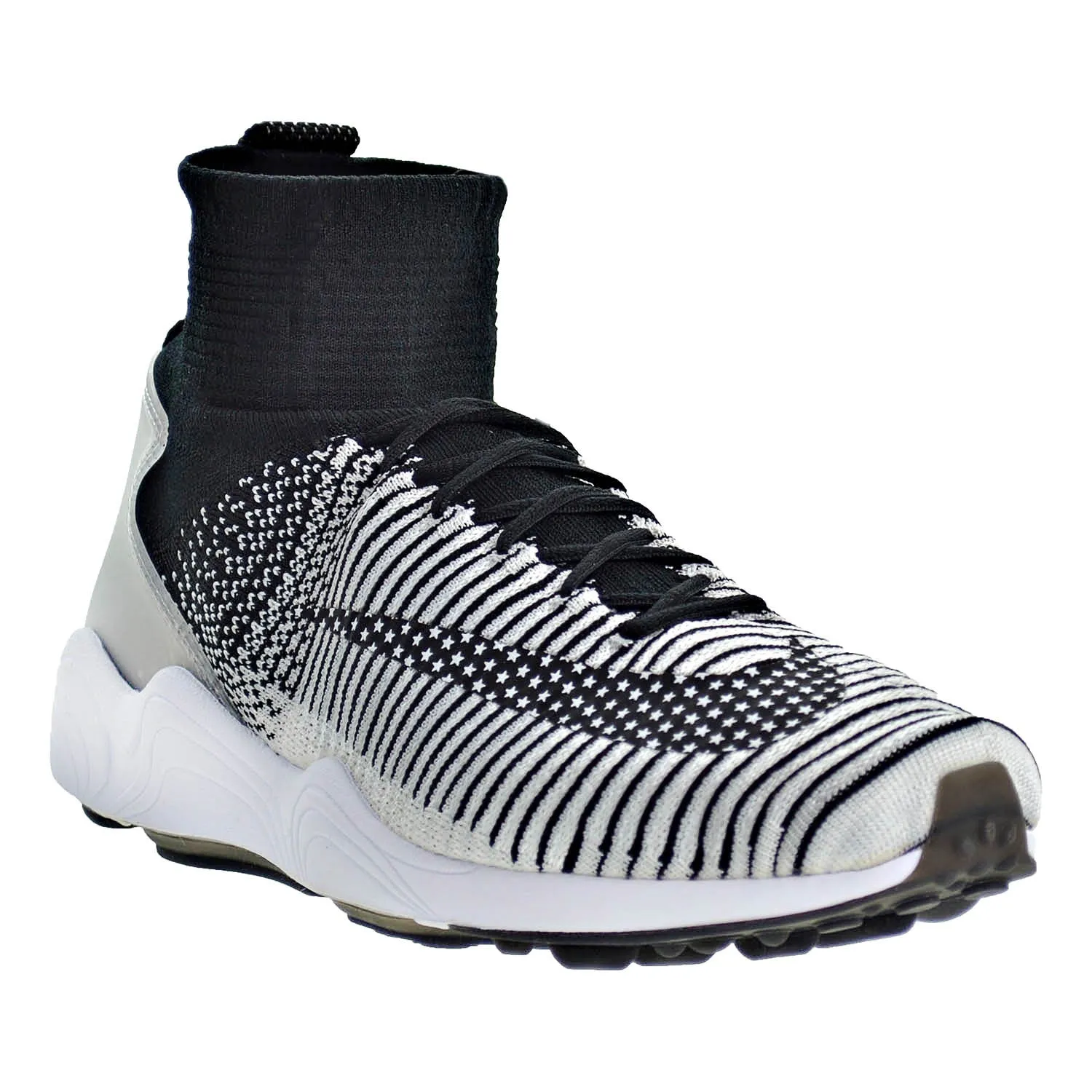 Nike Zoom Mercurial XI Flyknit FC Men's Shoes Black/White