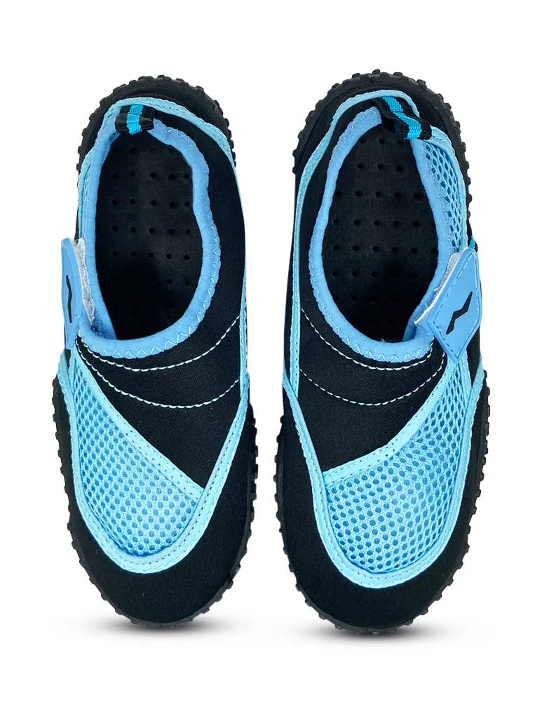 NORTY Girls 11-4 Black-Blue 2 Watershoe 38797K