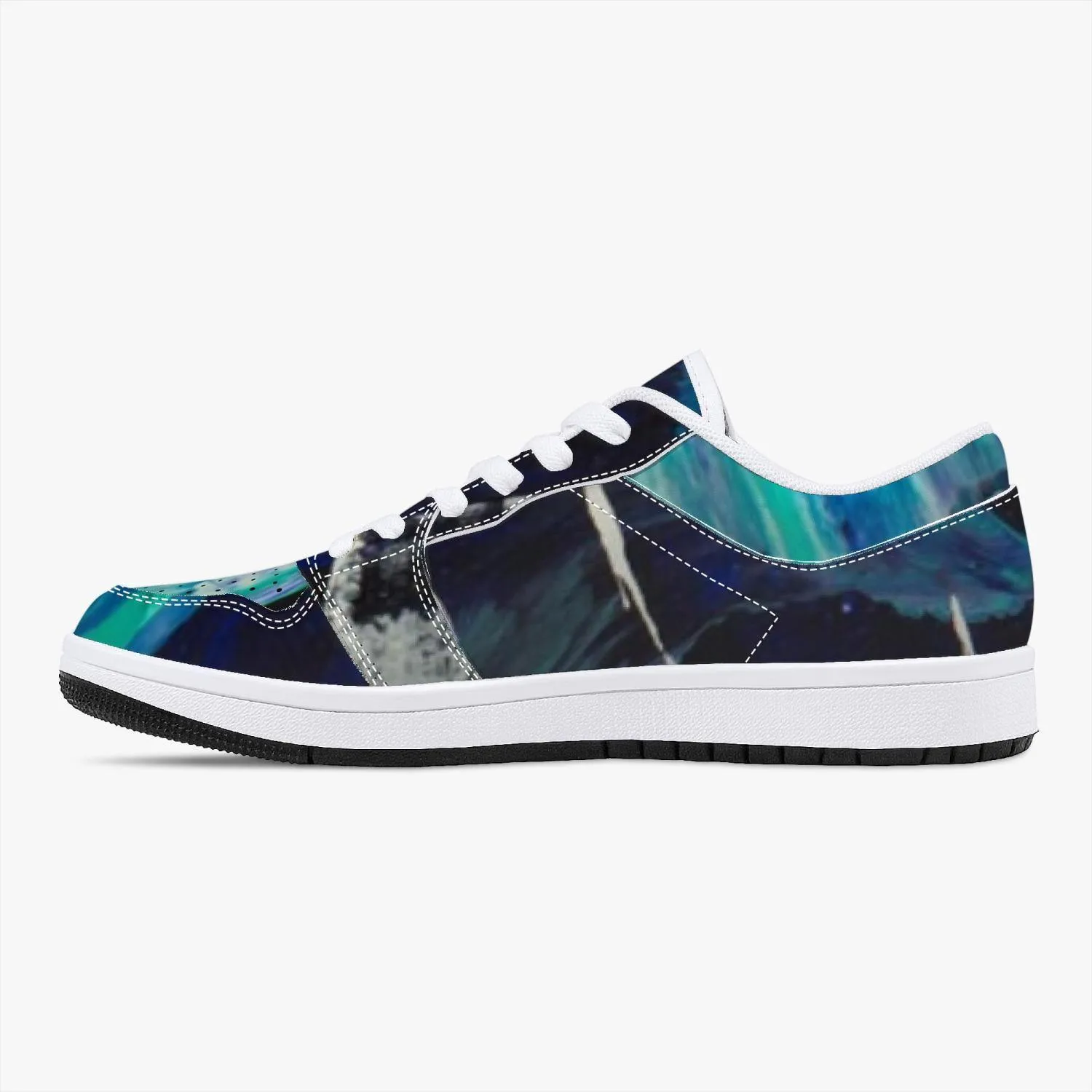 ODCI Designer Leather Sneakers - White/Black