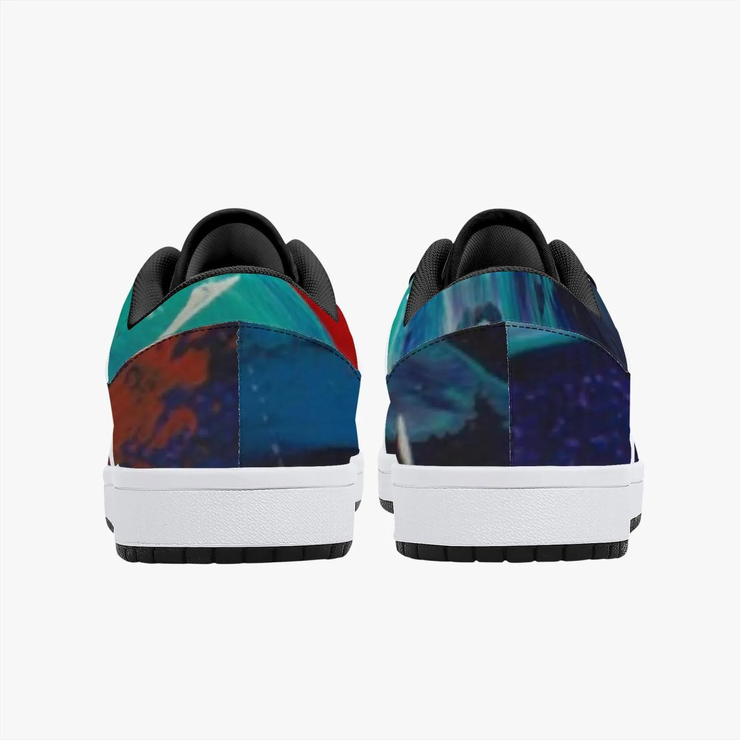 ODCI Designer Leather Sneakers - White/Black