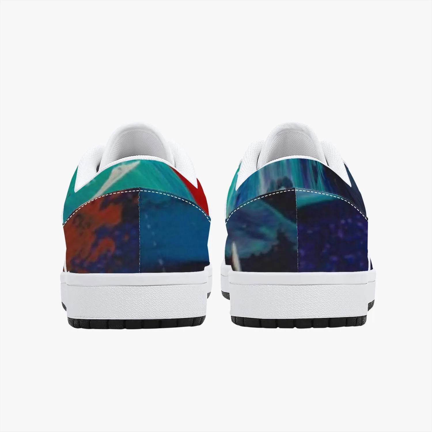 ODCI Designer Leather Sneakers - White/Black
