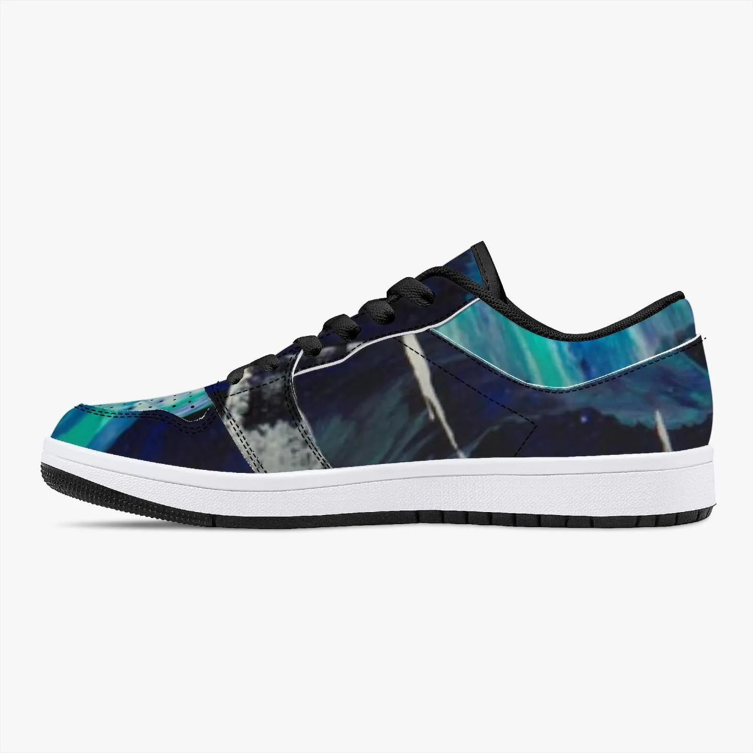 ODCI Designer Leather Sneakers - White/Black