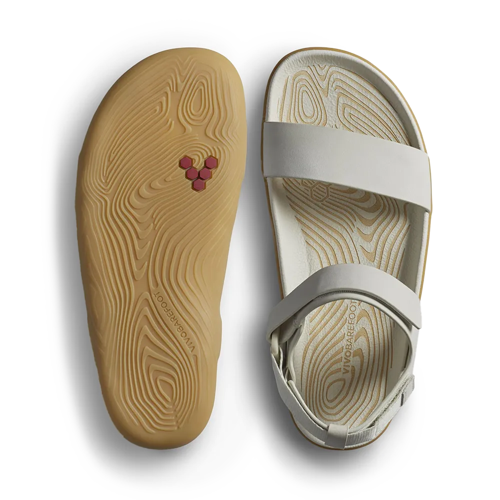 [PRE-ORDER] Vivobarefoot Sensus Yin Sandal Womens Limestone (ETA. LATE MARCH)