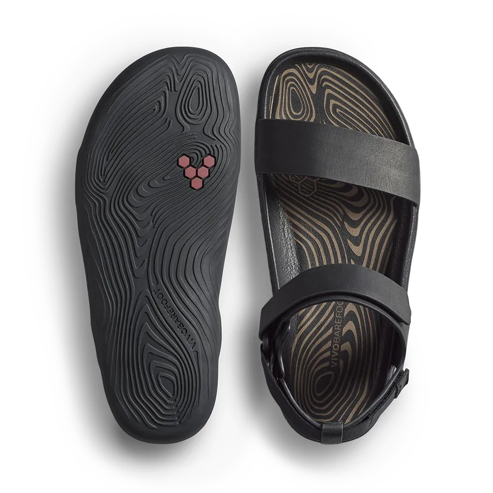 [PRE-ORDER] Vivobarefoot Sensus Yin Sandal Womens Obsidian (ETA. LATE MARCH)