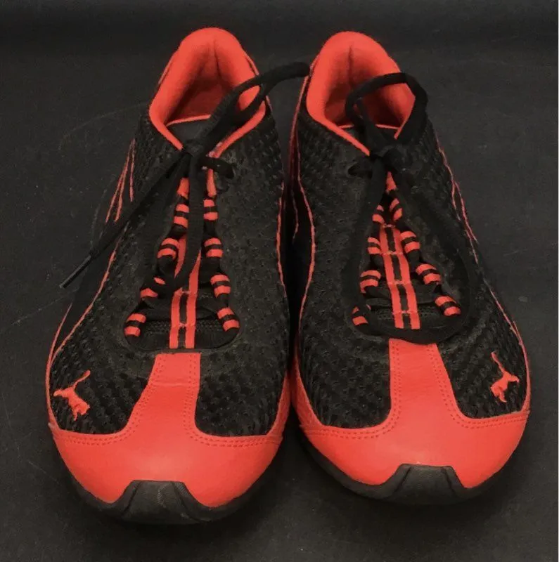 Puma Men's Reverb Mesh 18956203 Red Black Athletic Shoes - Size 9.5