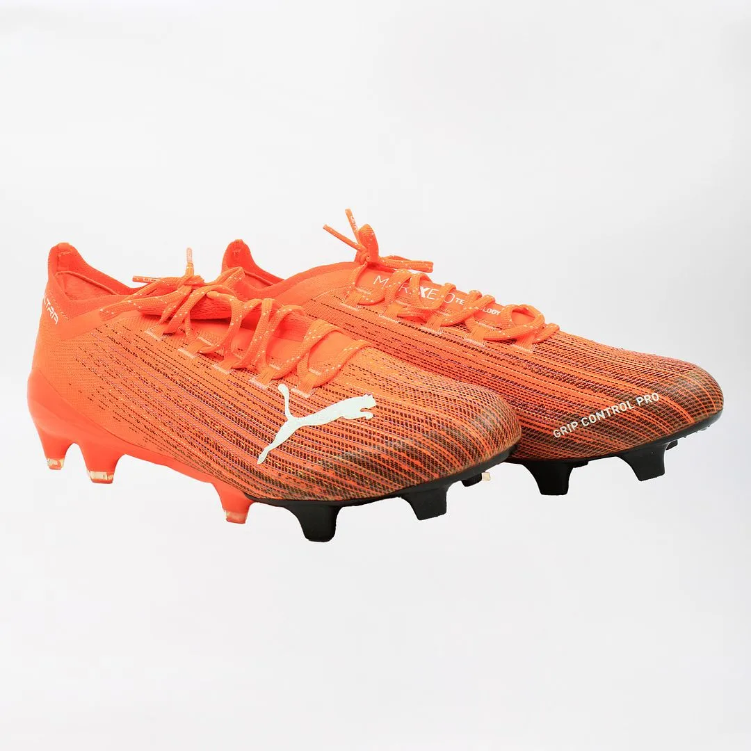 Puma Ultra 1.1 FG/AG Mens Orange Football Boots No Box