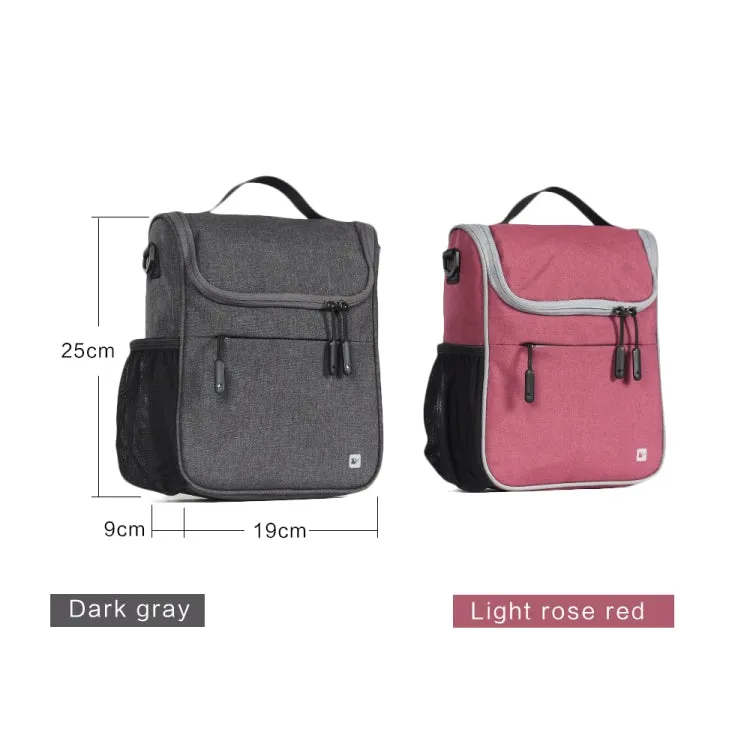 Rhinowalk Bicycle Front Bag Large Capacity Multi-function Handle Bag Folding Bike Electric Bicycle Bag(Dark Gray)