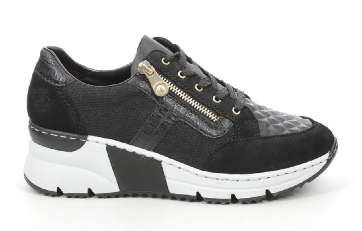 Rieker Womens Fashion Trainers - Black