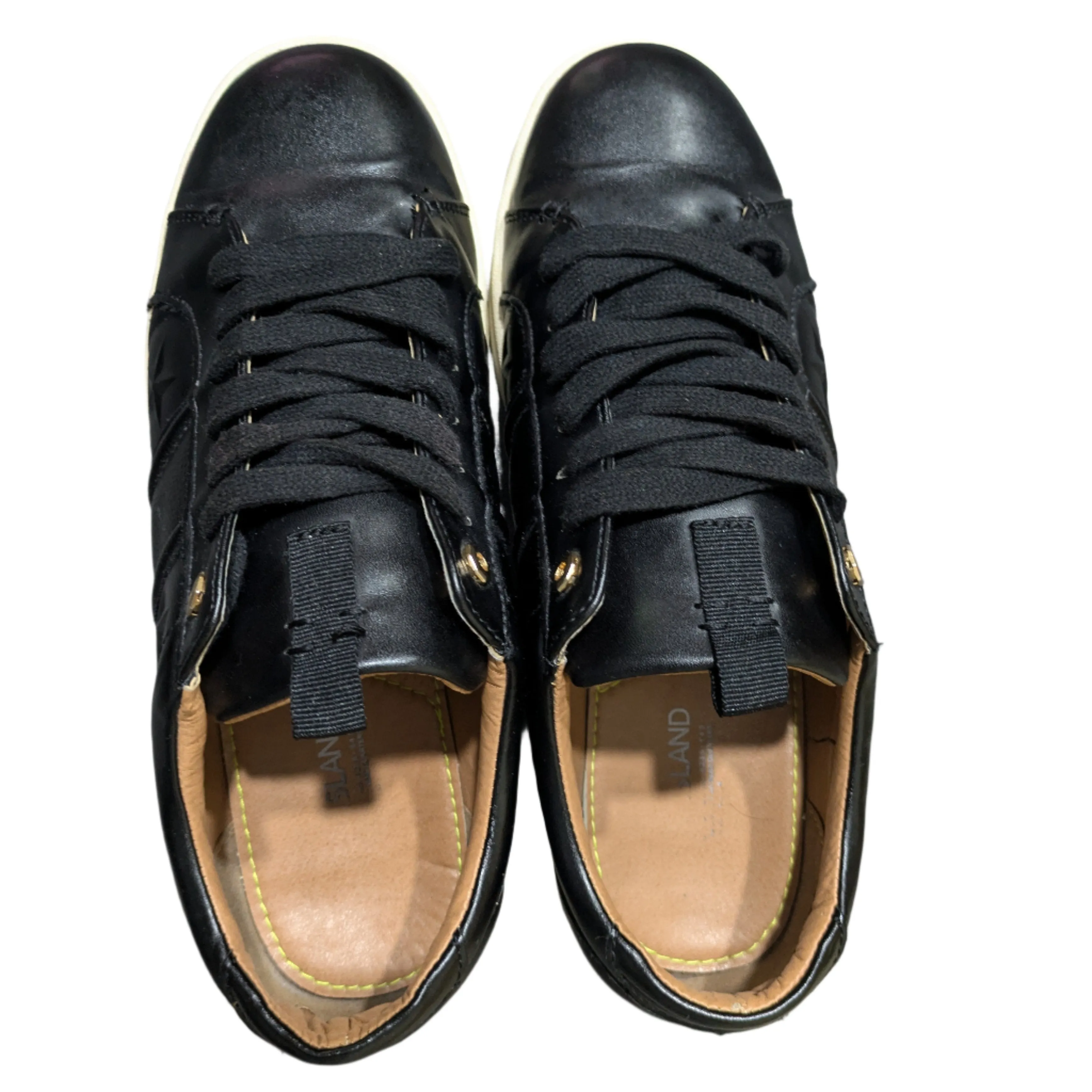 River Island Black Lace-Up Trainers - Men's (Size UK 8 / EU 42 / US 9)
