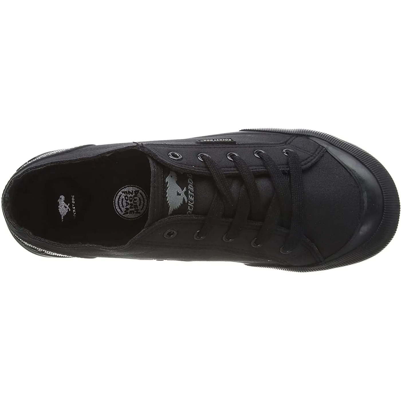 Rocket Dog Jazzin Black Womens Fable Canvas Trainers