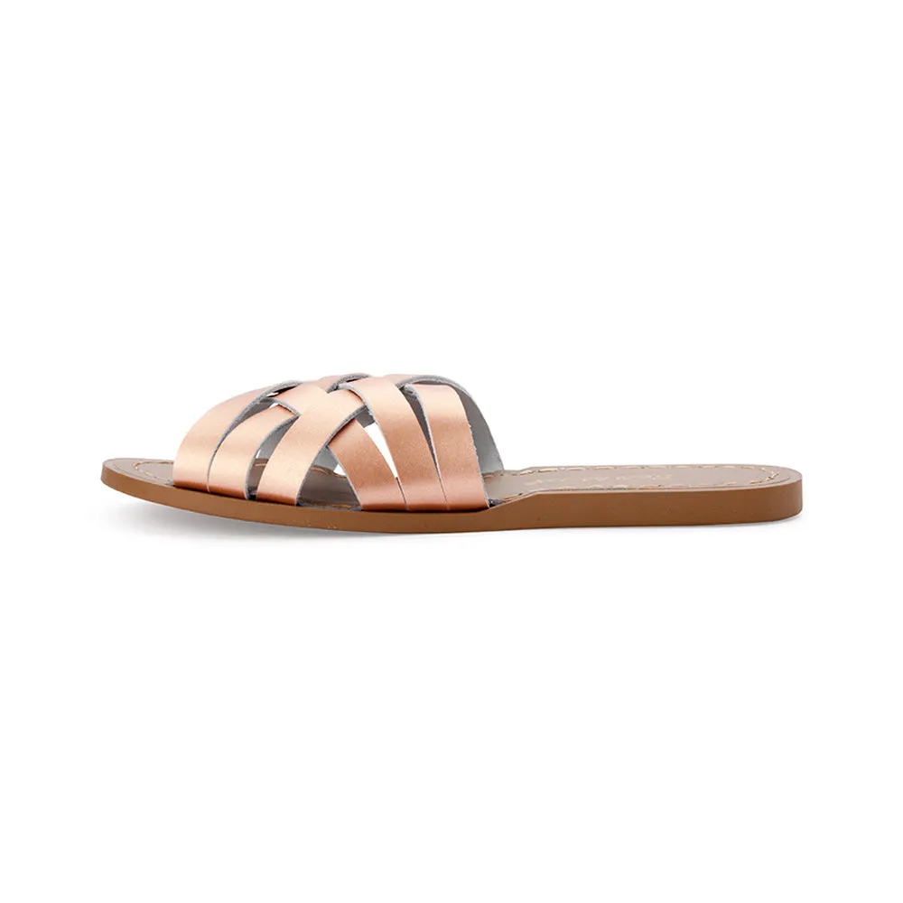 Salt Water Sandals - Adults Retro Slide Rose Gold