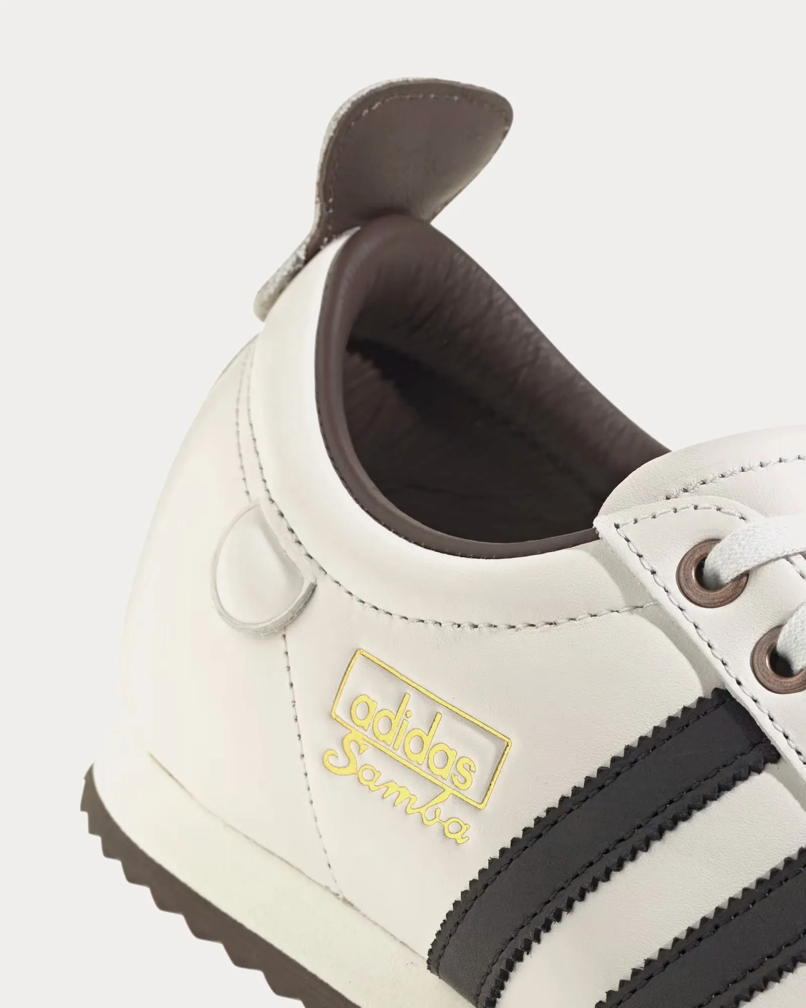 Samba 62 Cloud White / Core Black / Brown Low Top Sneakers