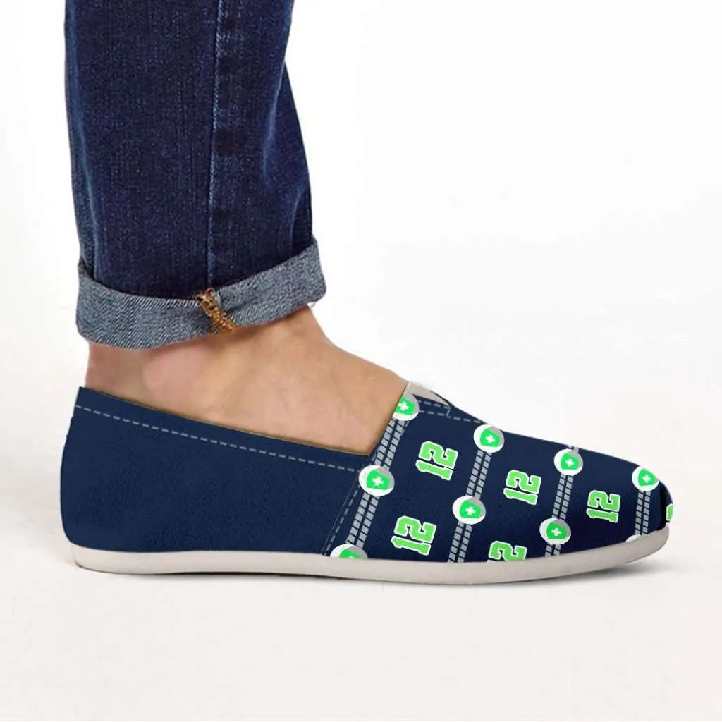 Seattle Nurse Casual Canvas Slip on Shoes Women's Flats