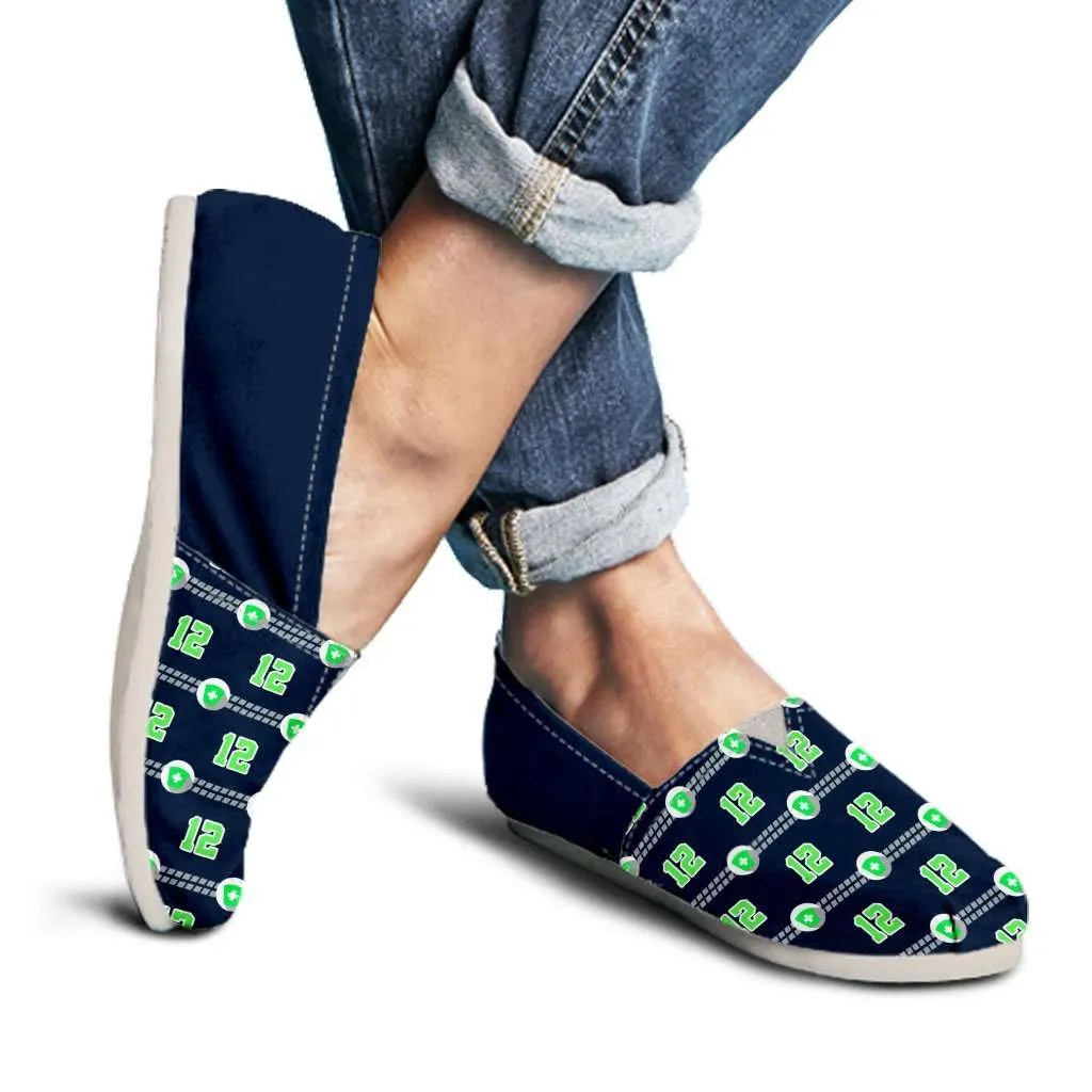 Seattle Nurse Casual Canvas Slip on Shoes Women's Flats