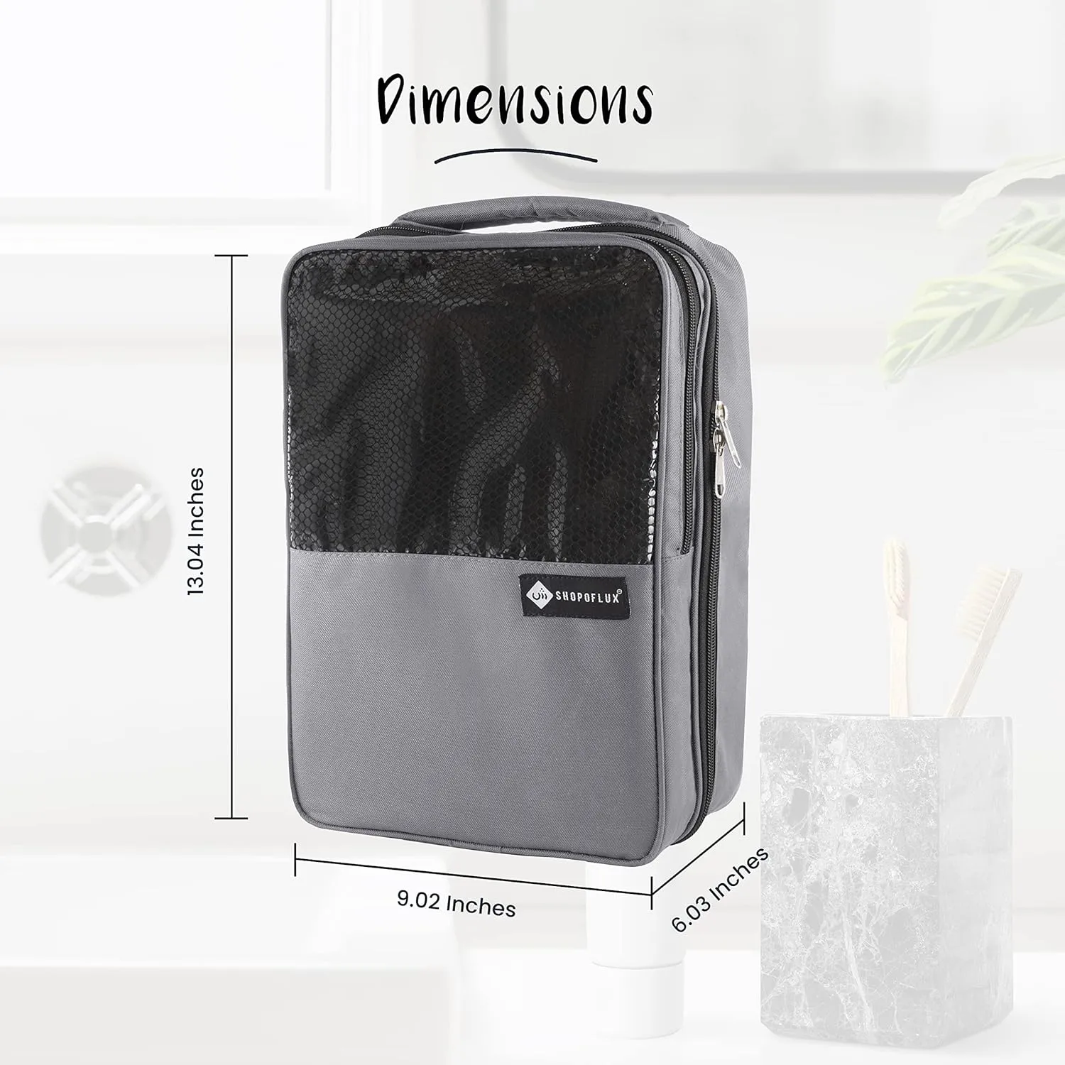 Shopoflux® Shoes Bag for Travel | Footwear Organizer Pouch | Multi-Purpose Portable Foldable Organizer | Travelling Shoe Holder Storage Bag