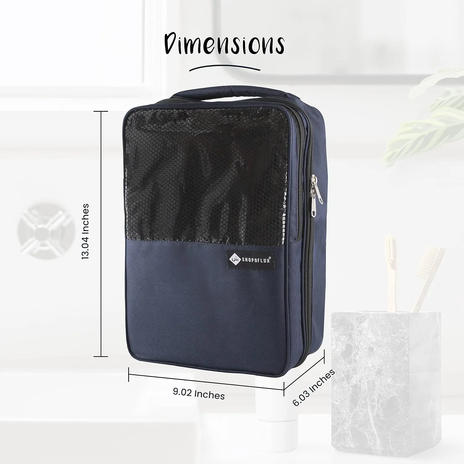 Shopoflux® Shoes Bag for Travel | Footwear Organizer Pouch | Multi-Purpose Portable Foldable Organizer | Travelling Shoe Holder Storage Bag