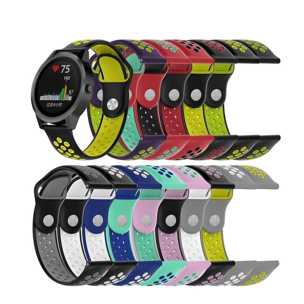 Silicone Sports Straps Compatible with the Garmin Vivomove HR & HR Sports