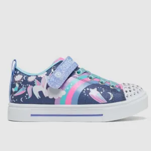 Skechers Twinkle Sparks - Unicorn Charmed Navy/Multi