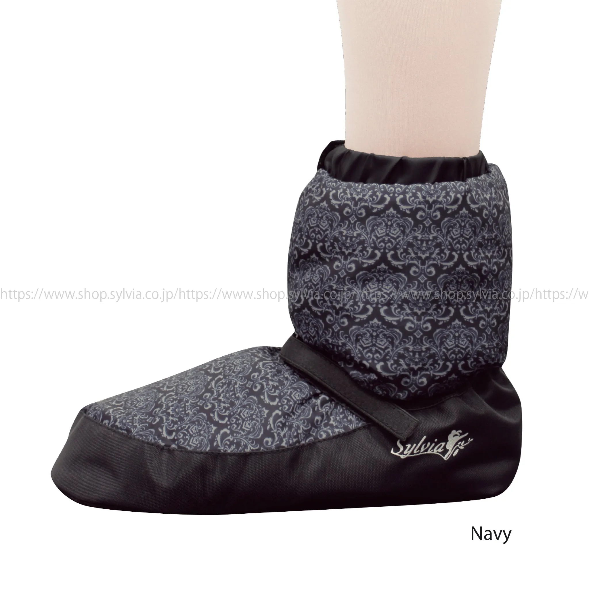 SSYDD013 Sylvia Warm-up boots (Damask print)