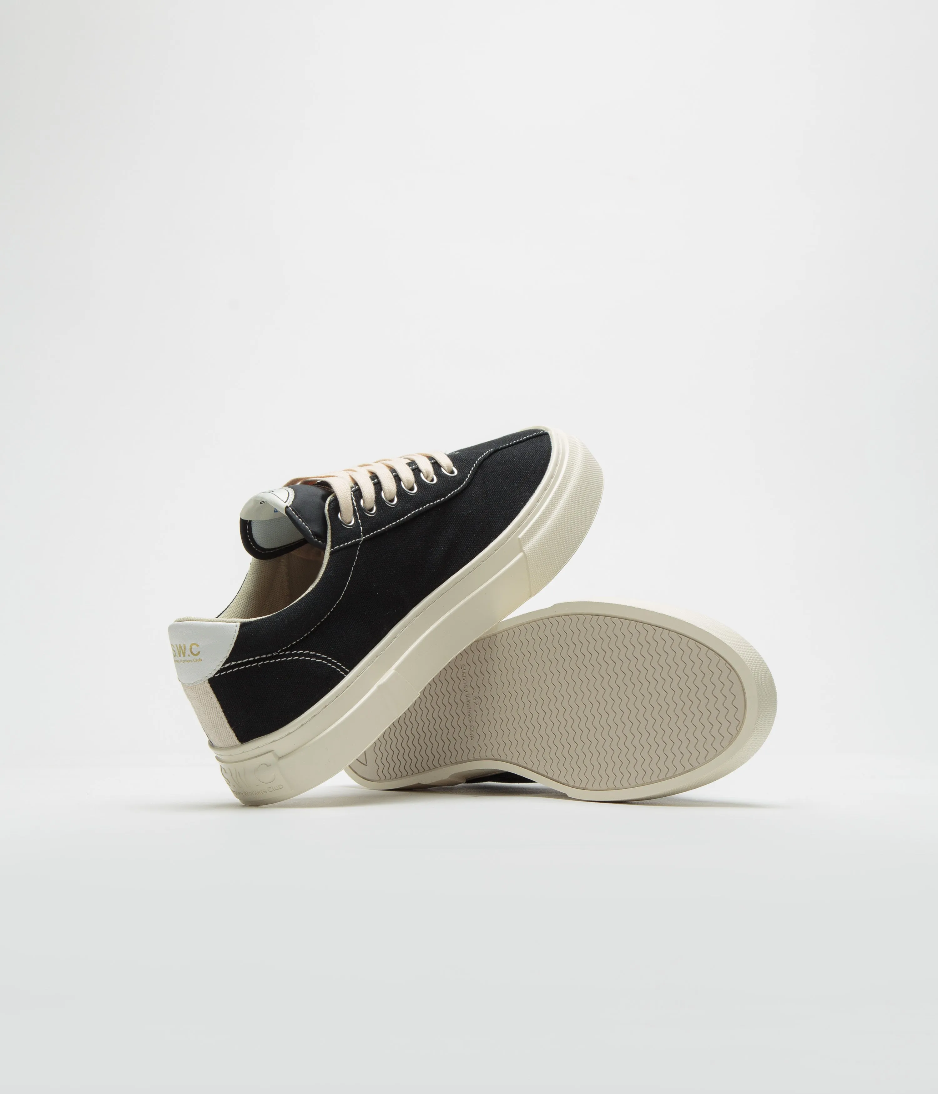 Stepney Workers Club Dellow 02 Cup Canvas Shoes - Black