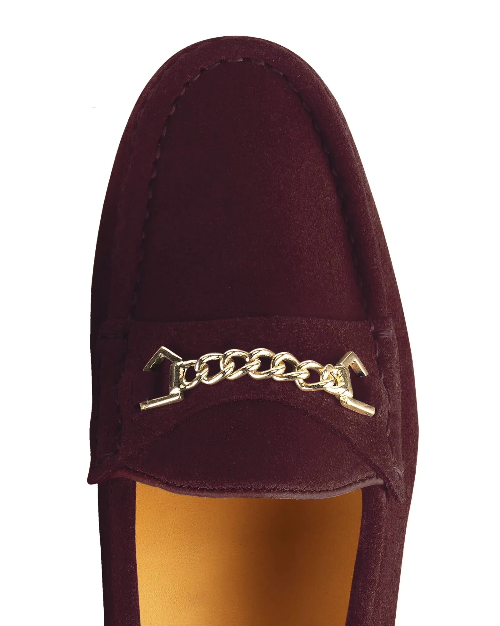 The Apsley Loafer in Plum Suede