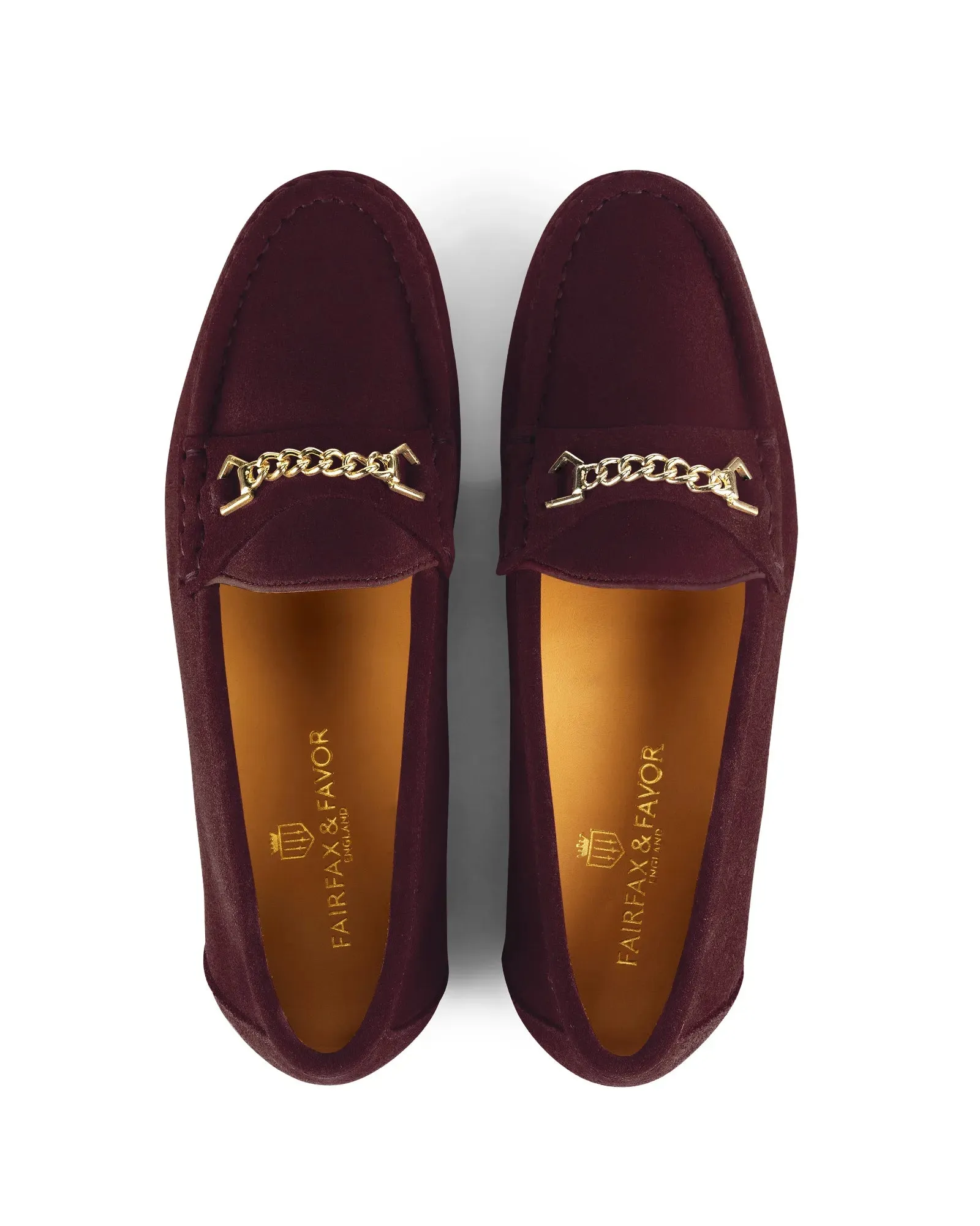 The Apsley Loafer in Plum Suede