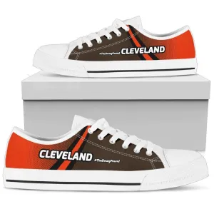 #TheDawgPound Cleveland Fan Classic Canvas Tennis Shoes