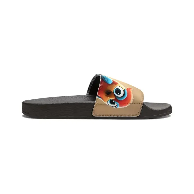 Three Cute Birds Youth Pu Slide Sandals Summer Style