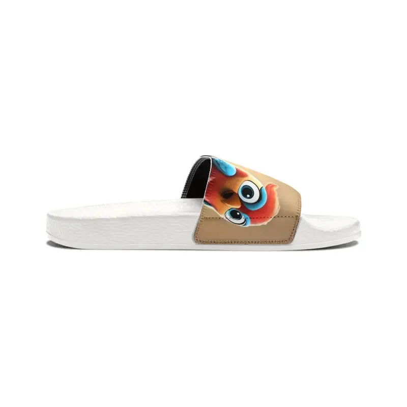 Three Cute Birds Youth Pu Slide Sandals Summer Style