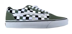 VANS Mens Ward Multi Checker Green White-GREEN