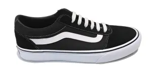 Vans Mens Ward Suede Canvas -BLACK/WHITE