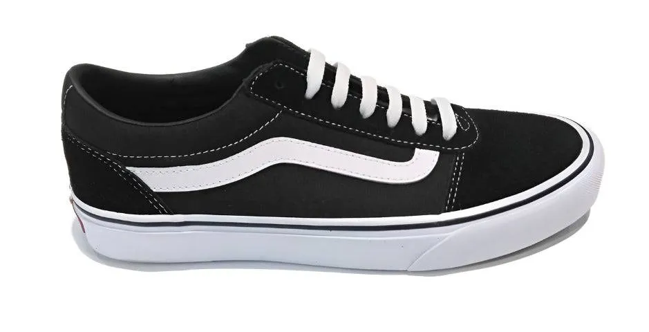 Vans Mens Ward Suede Canvas -BLACK/WHITE